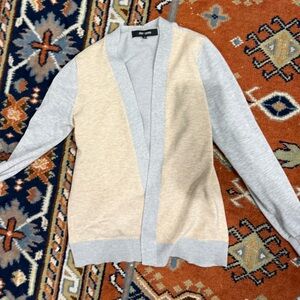 NWOT Chloe & Jasmine colorblock lightweight cardigan small